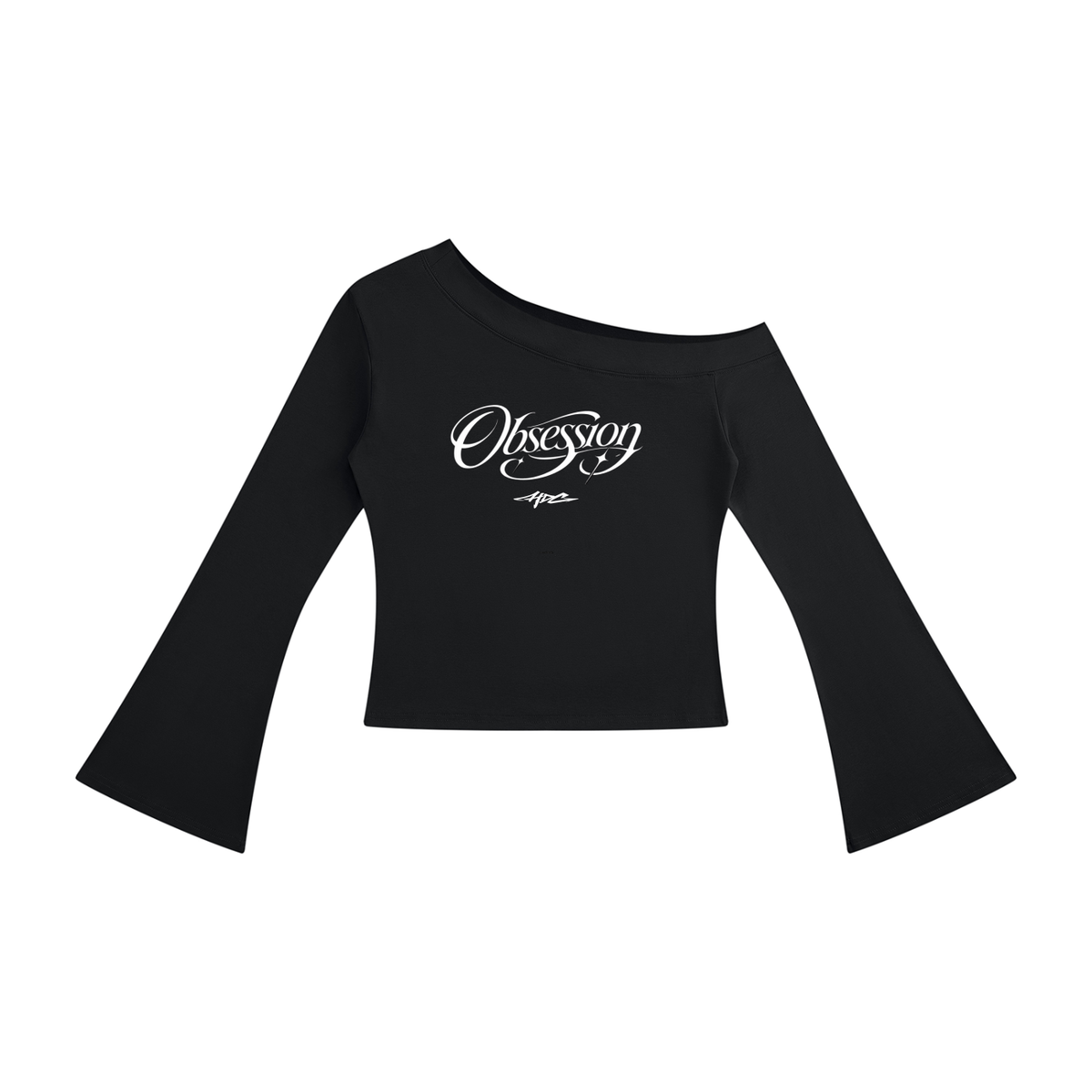 Women's Off-Shoulder Bell Sleeve T-Shirt