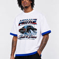 Unisex Boxy Color Block T-Shirt