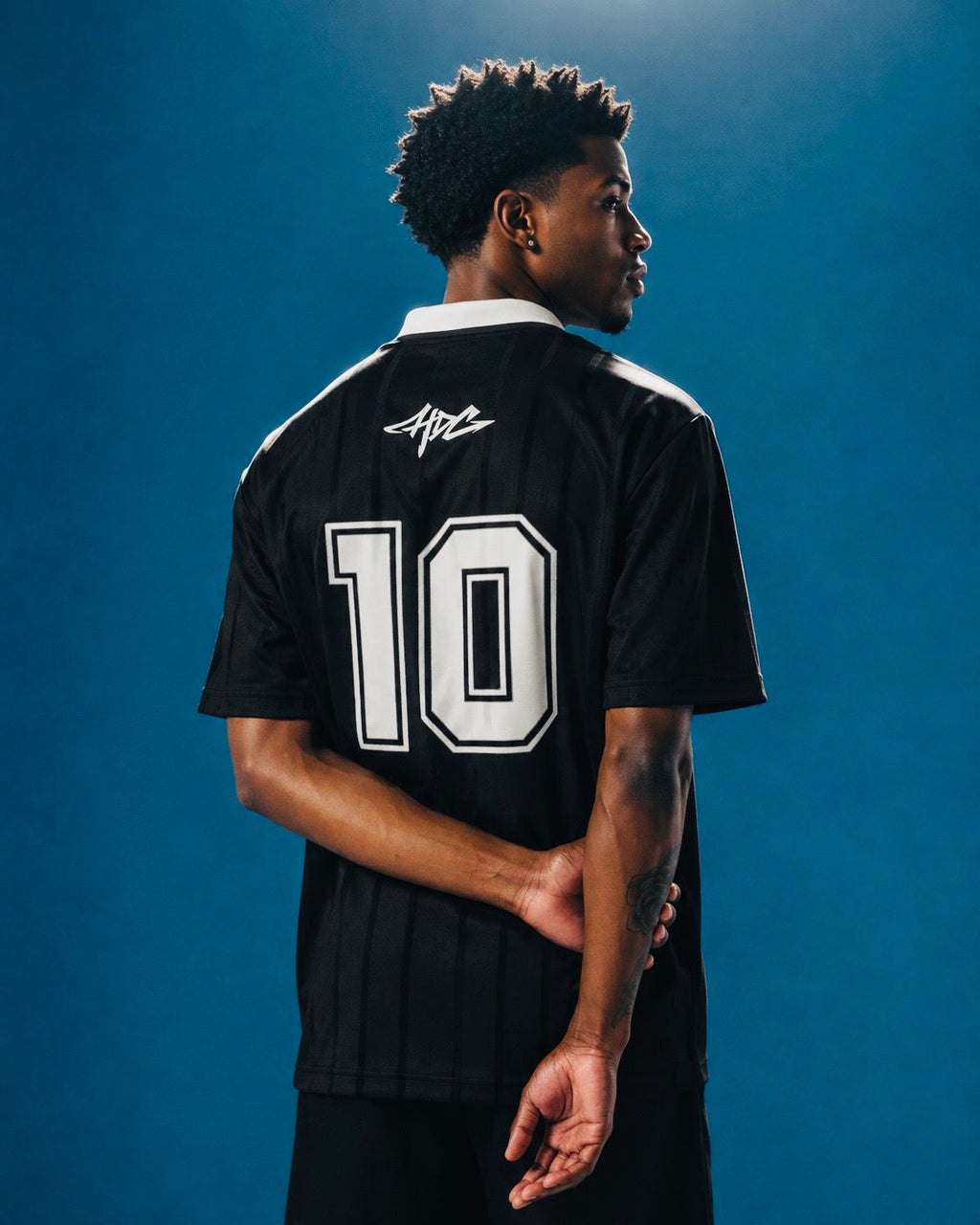 Unisex Striped Boxy Soccer Jersey