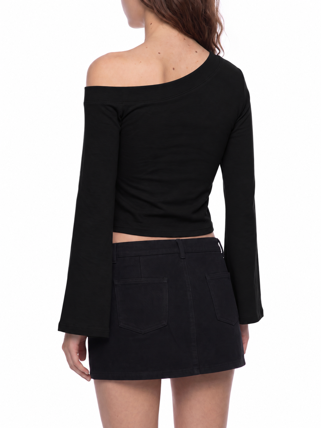 Women's Off-Shoulder Bell Sleeve T-Shirt